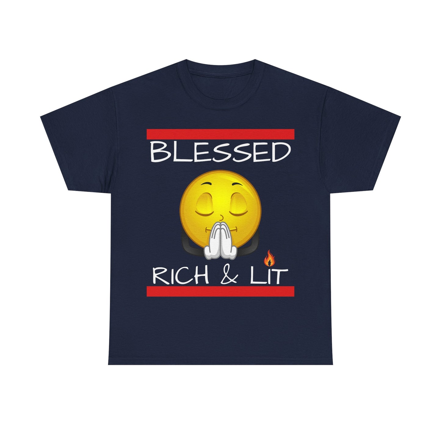"Blessed Rich & Lit" Cotton Tee