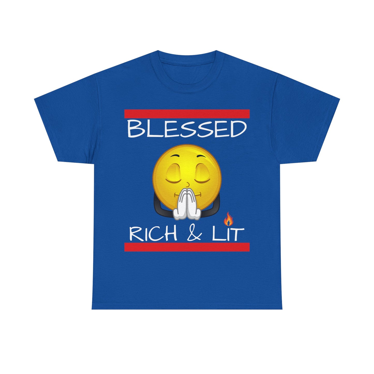 "Blessed Rich & Lit" Cotton Tee