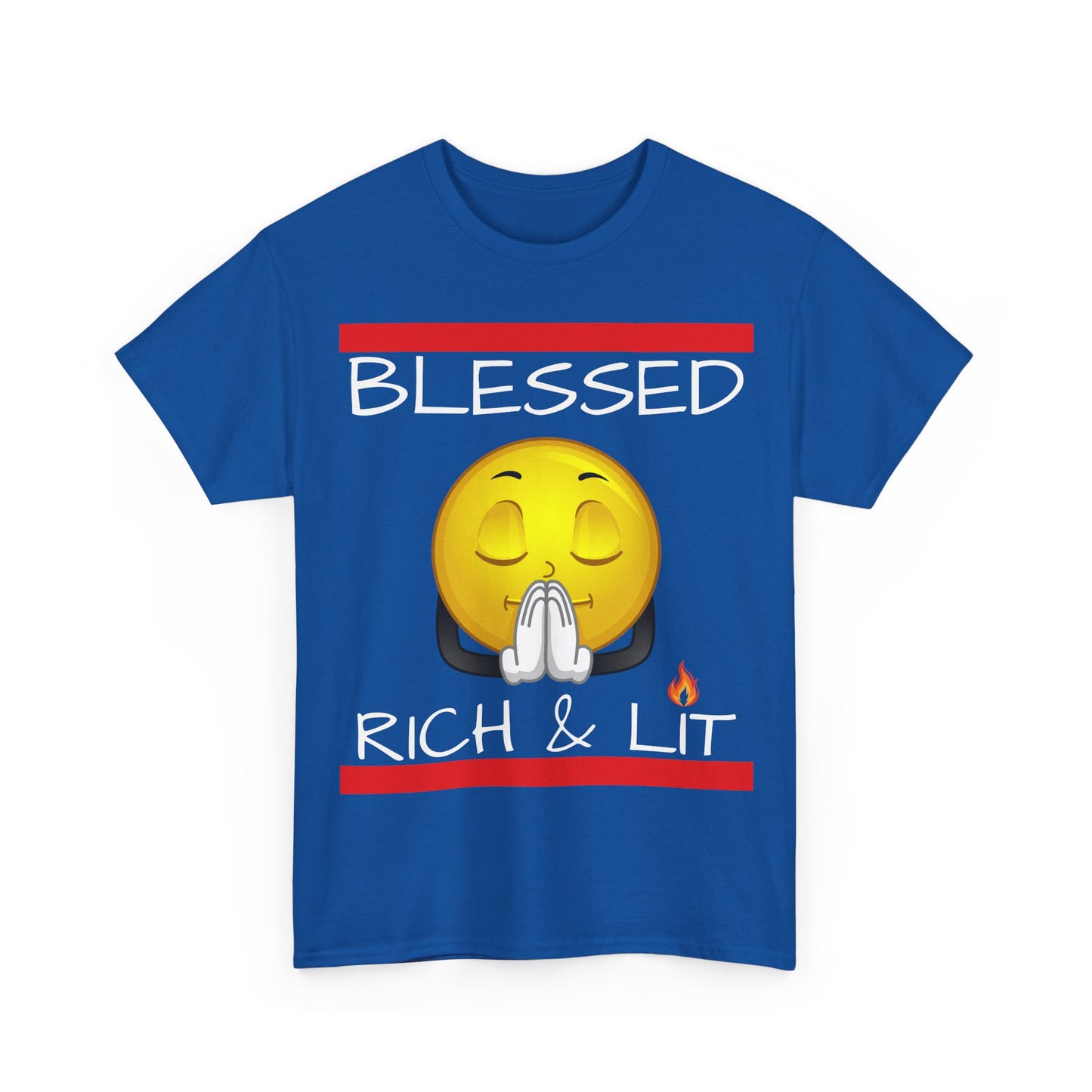 "Blessed Rich & Lit" Cotton Tee