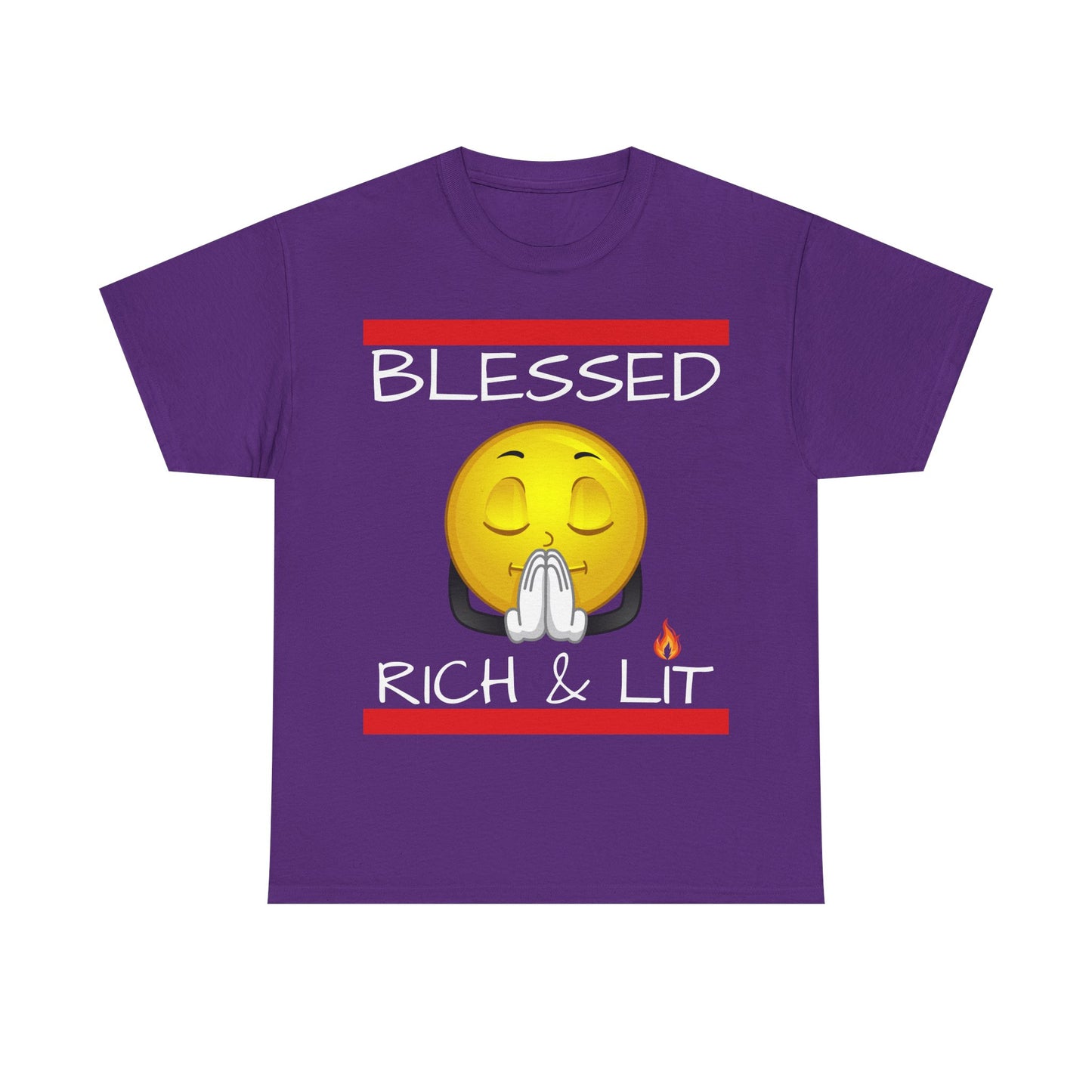 "Blessed Rich & Lit" Cotton Tee