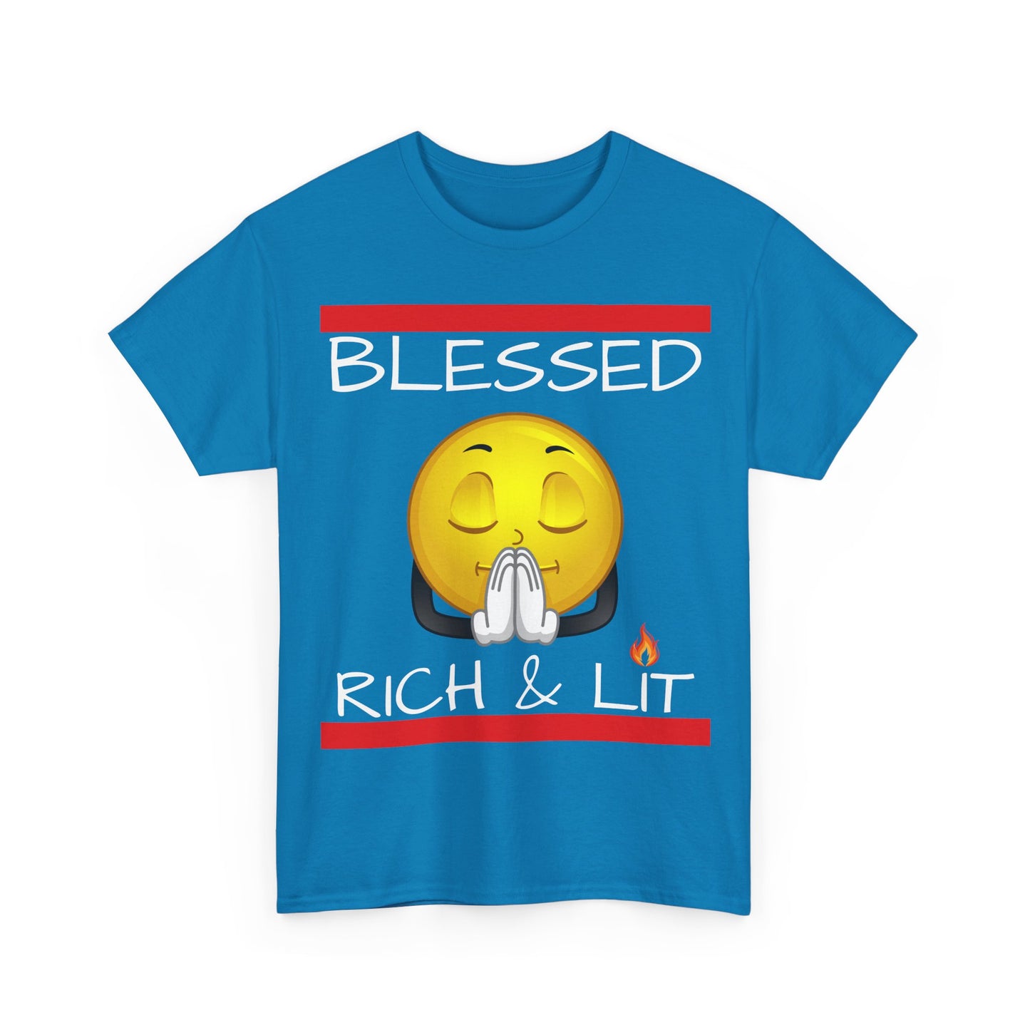 "Blessed Rich & Lit" Cotton Tee