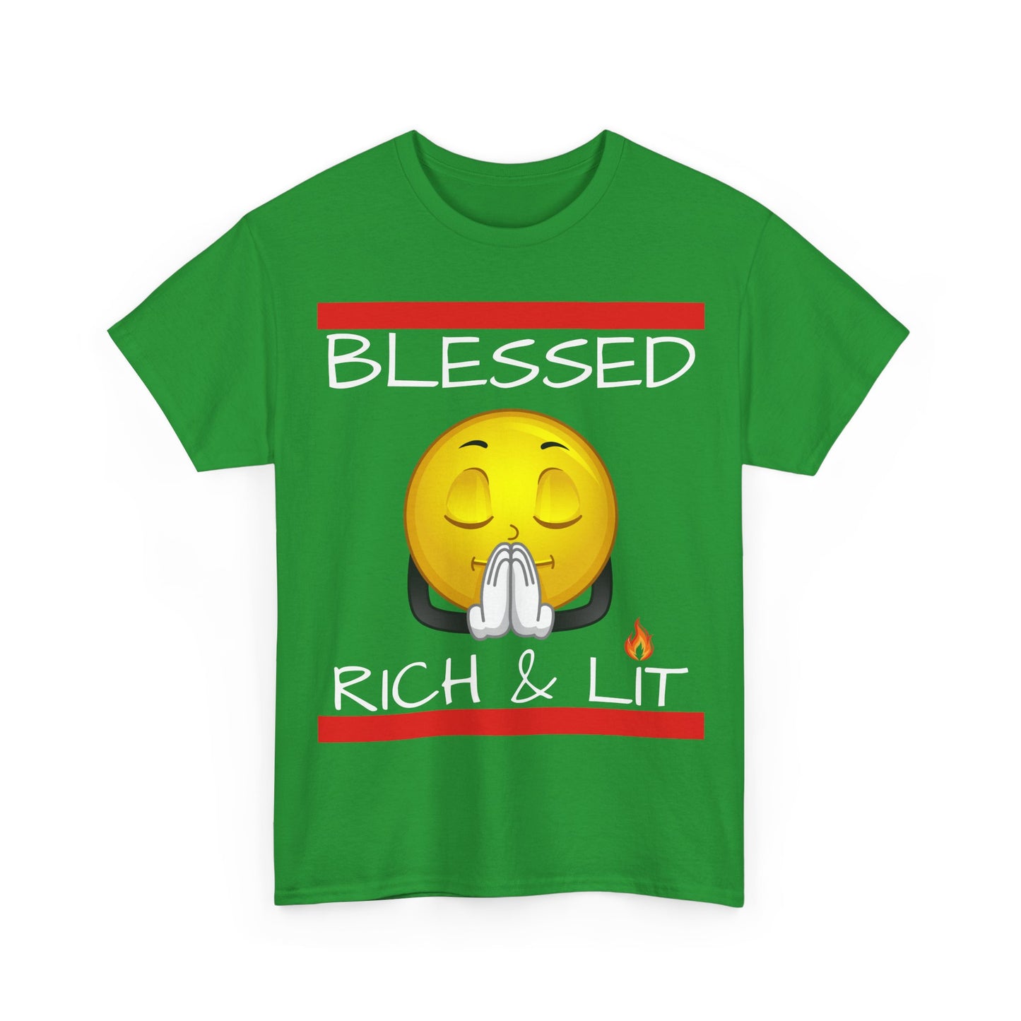 "Blessed Rich & Lit" Cotton Tee