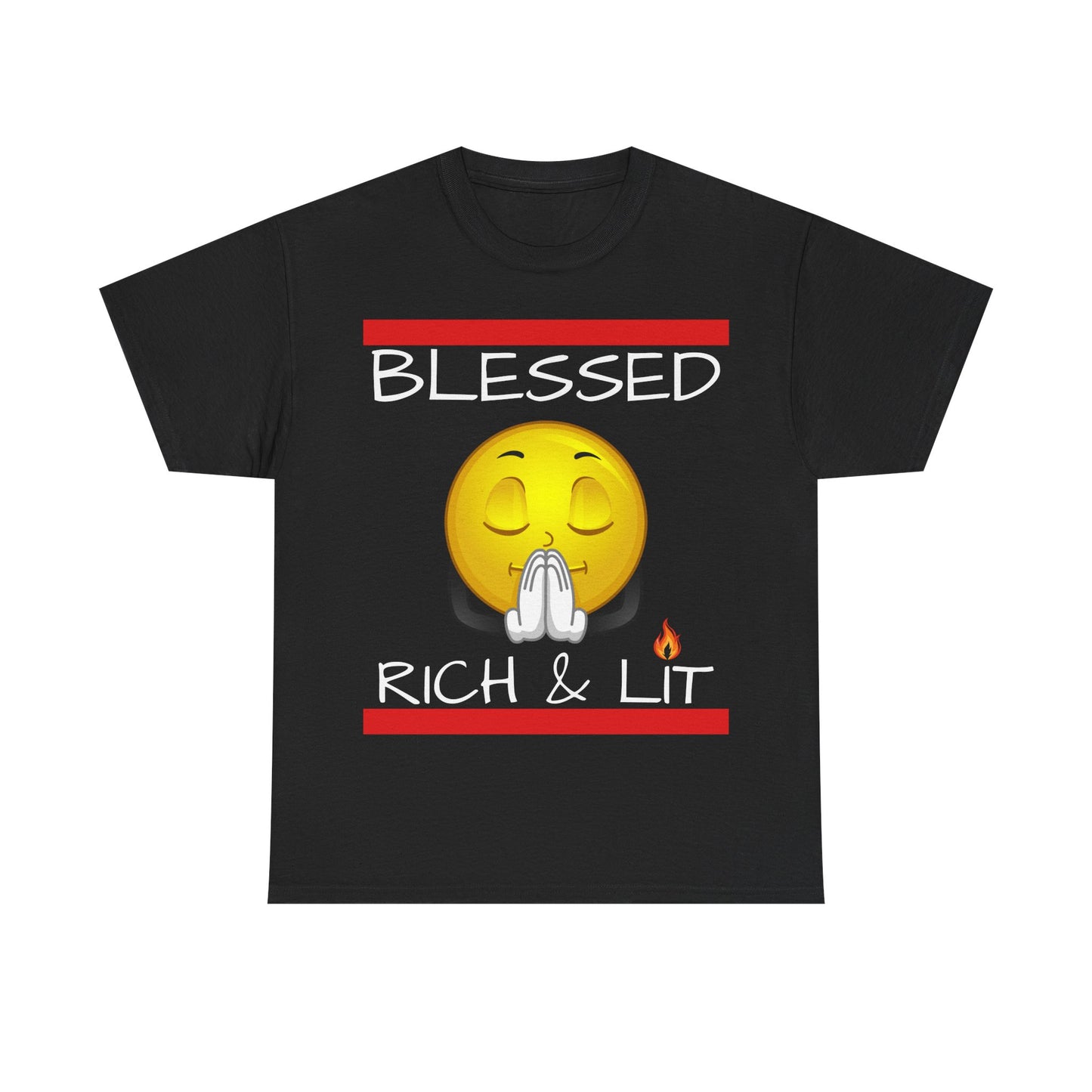 "Blessed Rich & Lit" Cotton Tee
